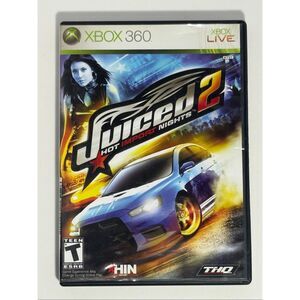 Xbox 360 Juiced 2 Hot Import Nights Game and Manual